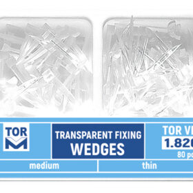 TRANPARENT PLASTIC WEDGES
